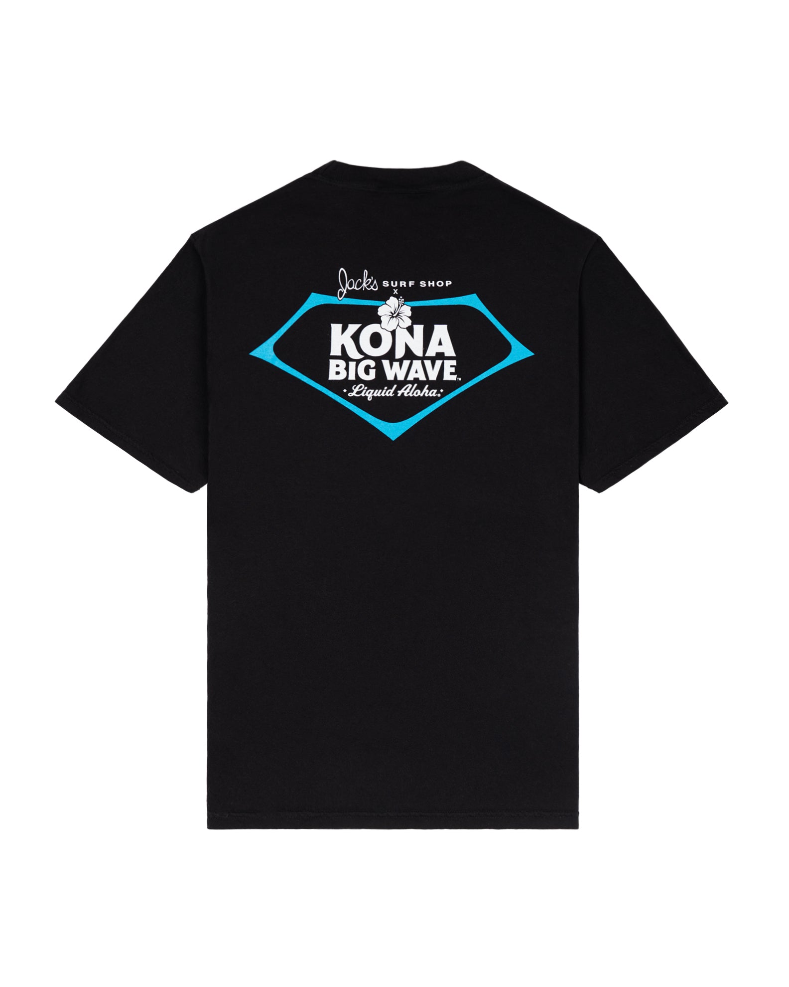 Kona Brewing x Jack's Men's "Kona Lam" Short Sleeve T-Shirt- Black