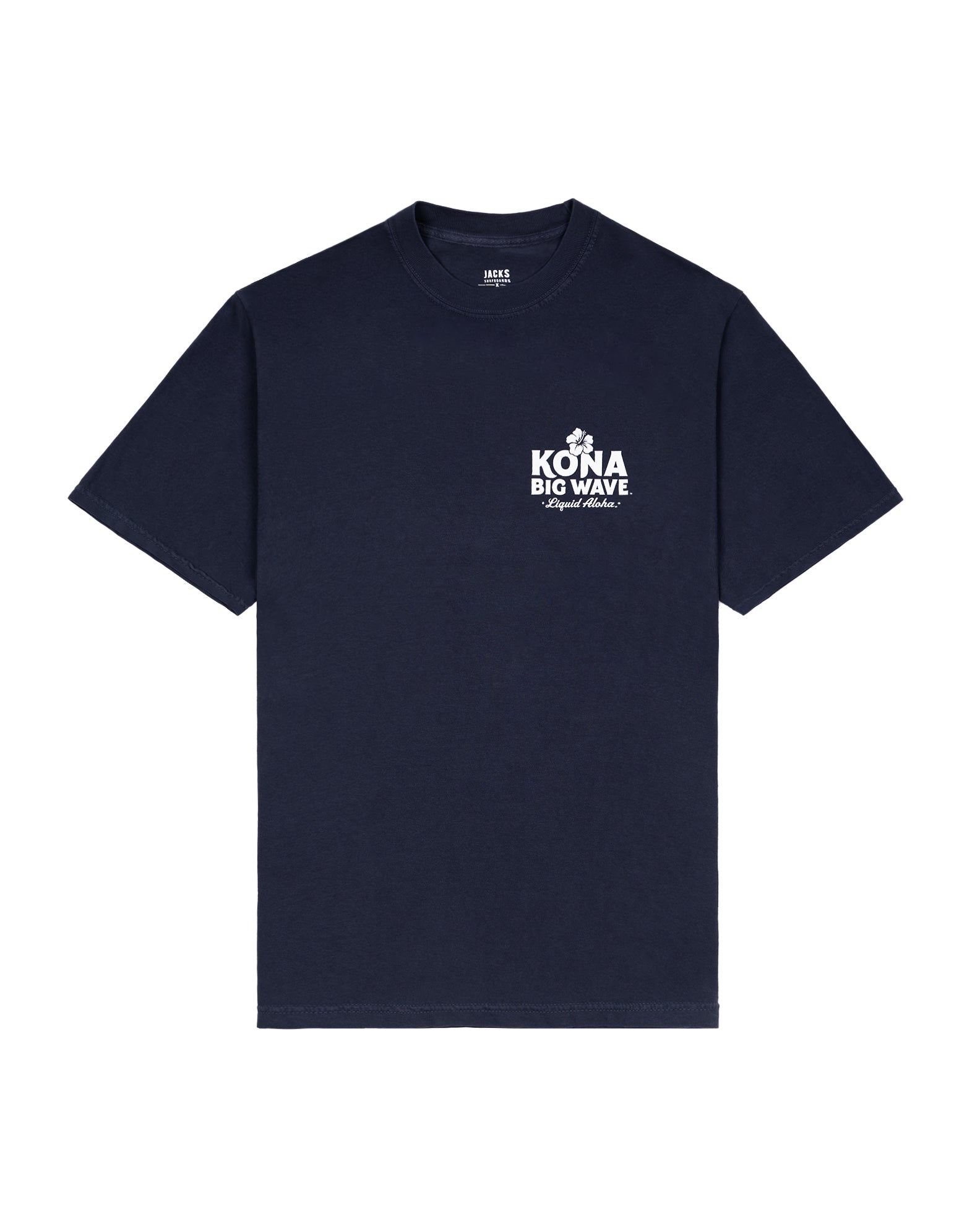 Kona Brewing x Jack's Men's "Kona Lam" Short Sleeve T-Shirt-Navy