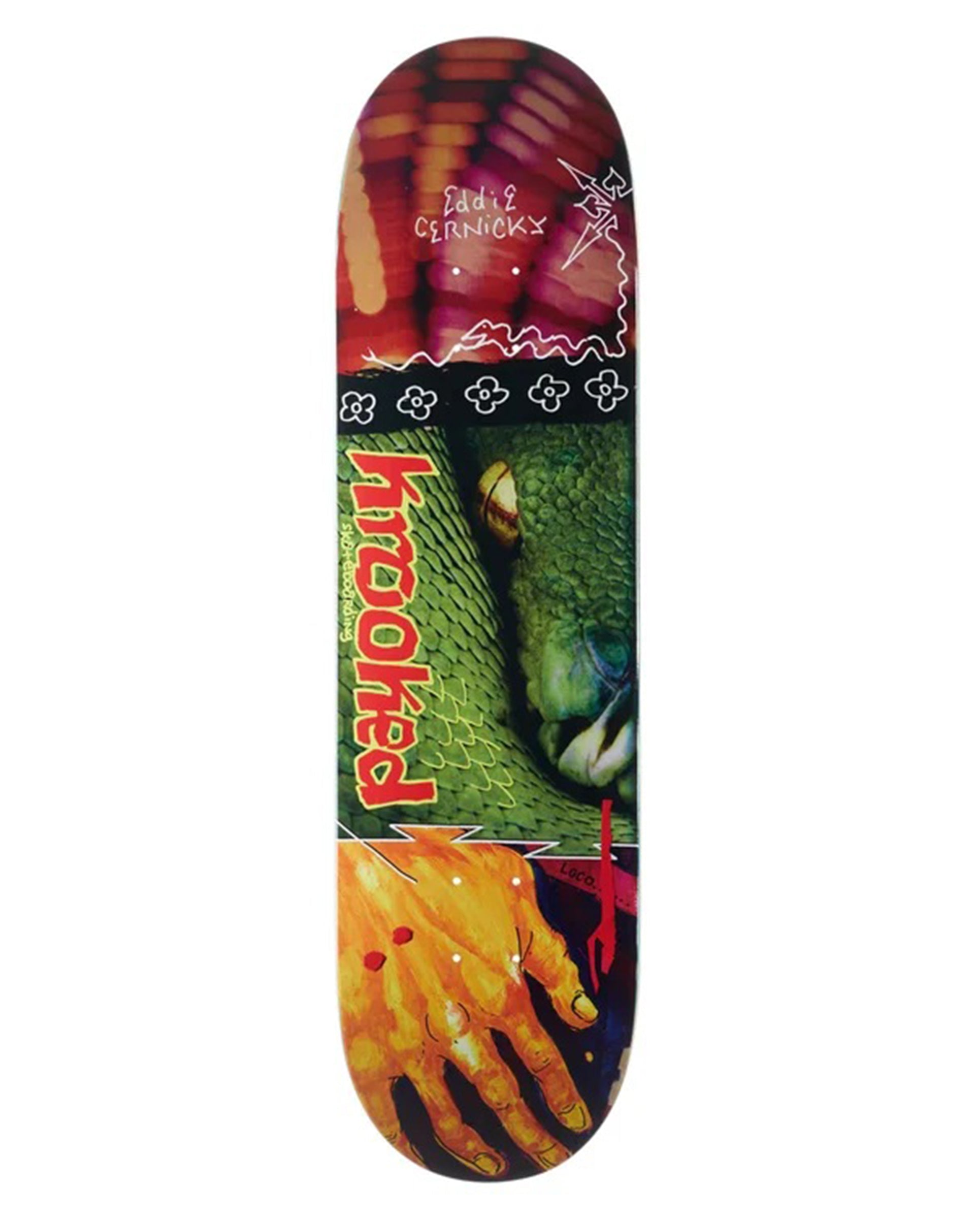 Krooked Skateboards Eddie Cernicky Snake Bite 8.38" Deck