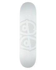 Krooked Skateboards Eyes 8.06" Deck - White Dipped