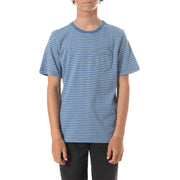 Katin Boy's Finley Pocket Tee (8-16) Bay Blue Vintage White