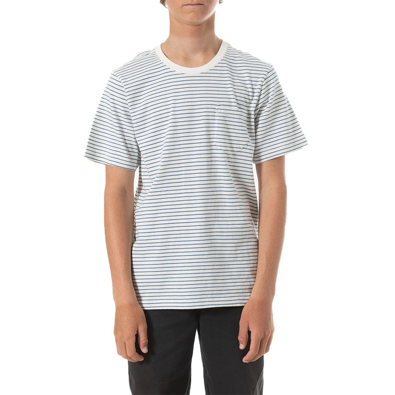 Katin Boy's Finley Pocket Tee (8-16) Vintage White Bay Blue