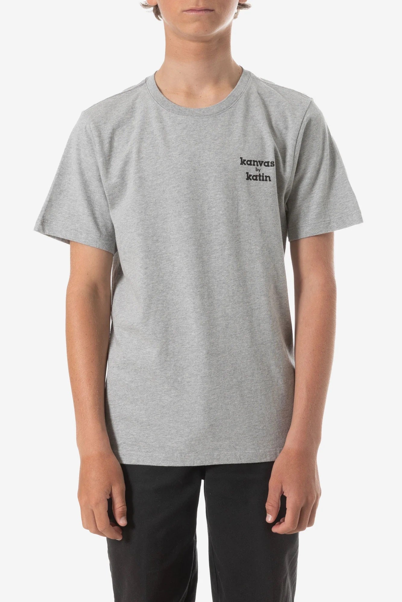 Katin Boy's K-Blend Tee (8-16) Heather Gray