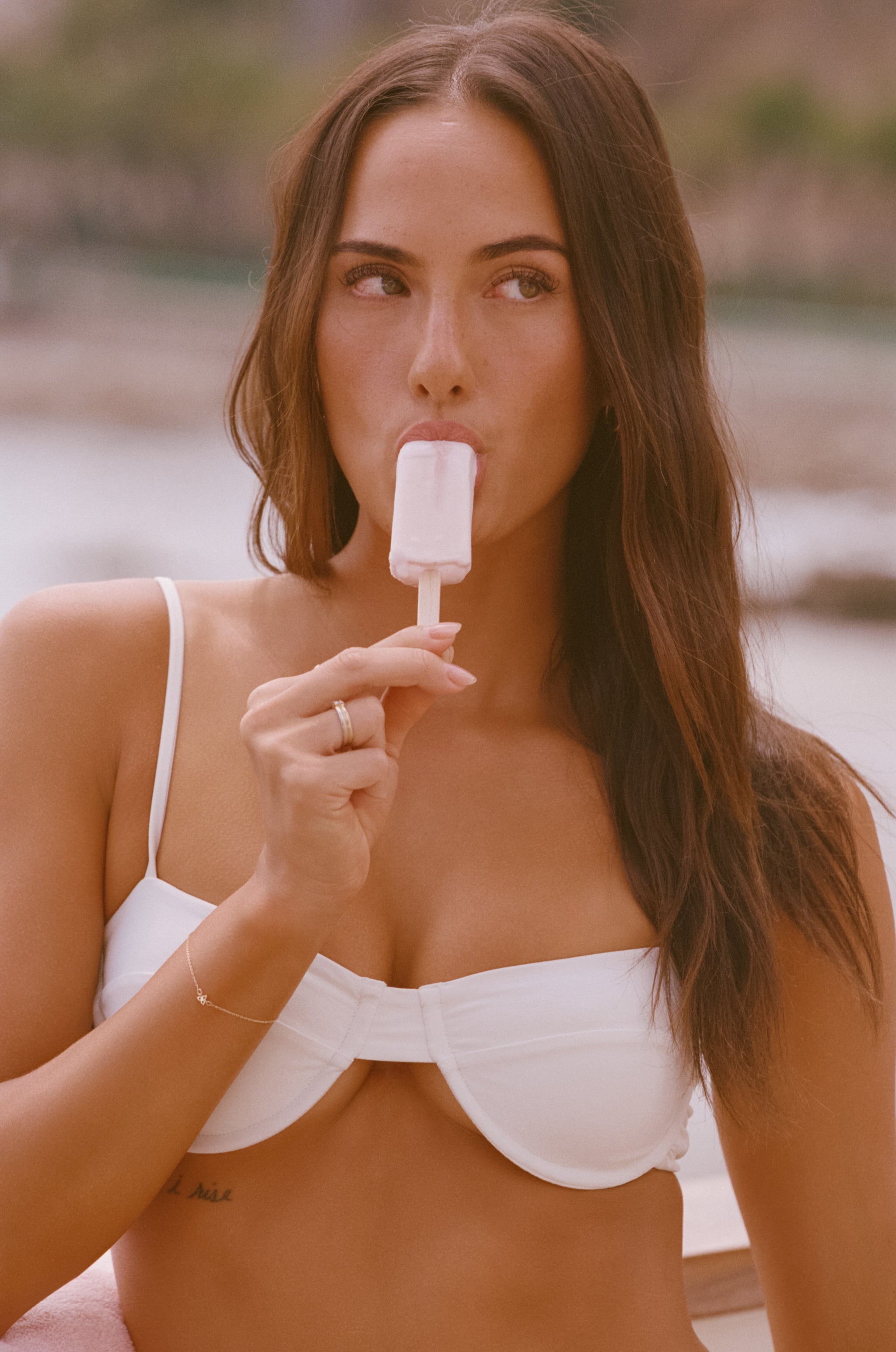 Danielle Brown x JS Swim Kiara Top Shay Bottom - Vanilla