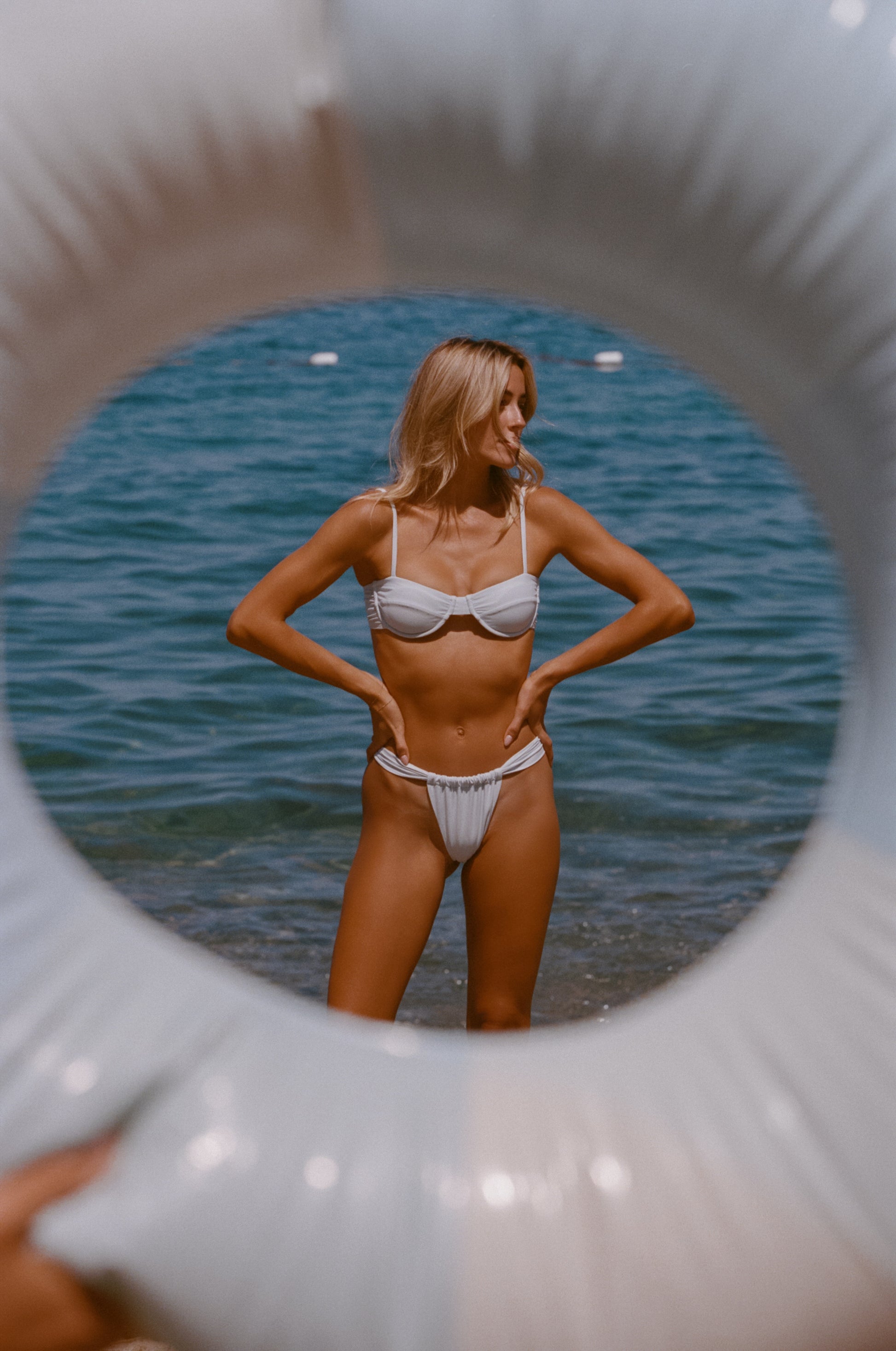 Danielle Brown x JS Swim Shay Swim Bottoms - Blue Raz