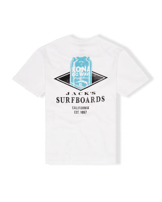 Kona x Jack's "Kona Big Can" S/S Tee - White