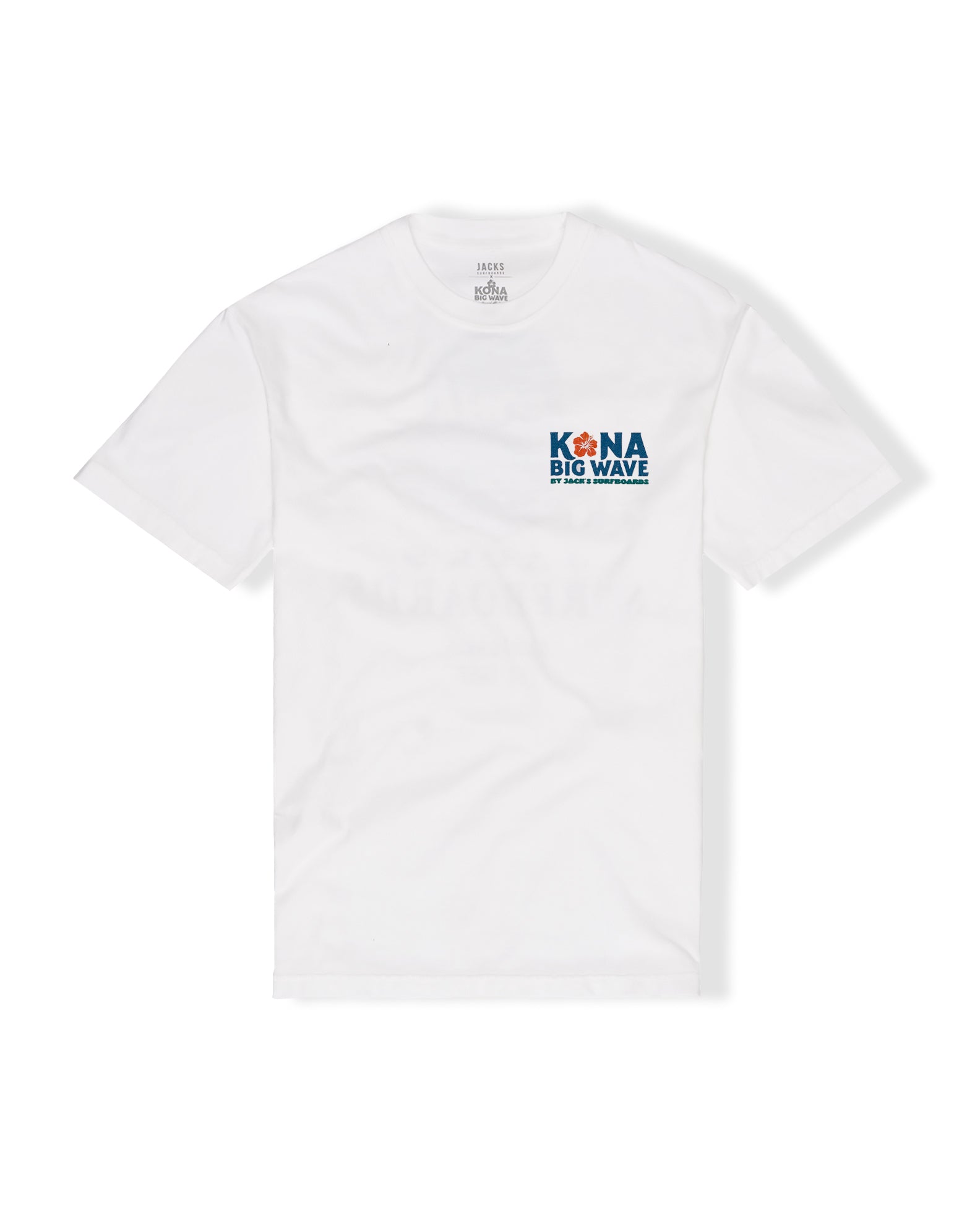 Kona Big Wave x Jack's Men's "Draft" Short Sleeve T-Shirt - White