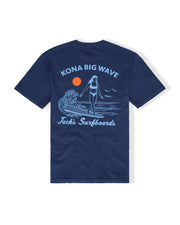 Kona Big Wave x Jack's Men's "Muse" Short Sleeve T-Shirt - Navy
