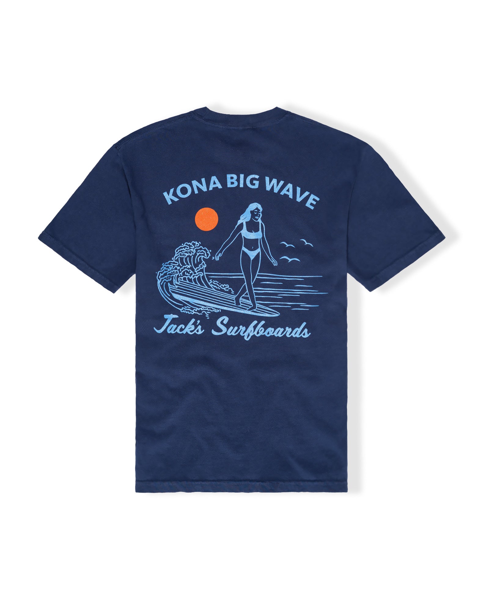 Kona Big Wave x Jack's Men's "Muse" Short Sleeve T-Shirt - Navy