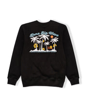 Kona X Jack's Golden Hour Crewneck Sweatshirt - Black