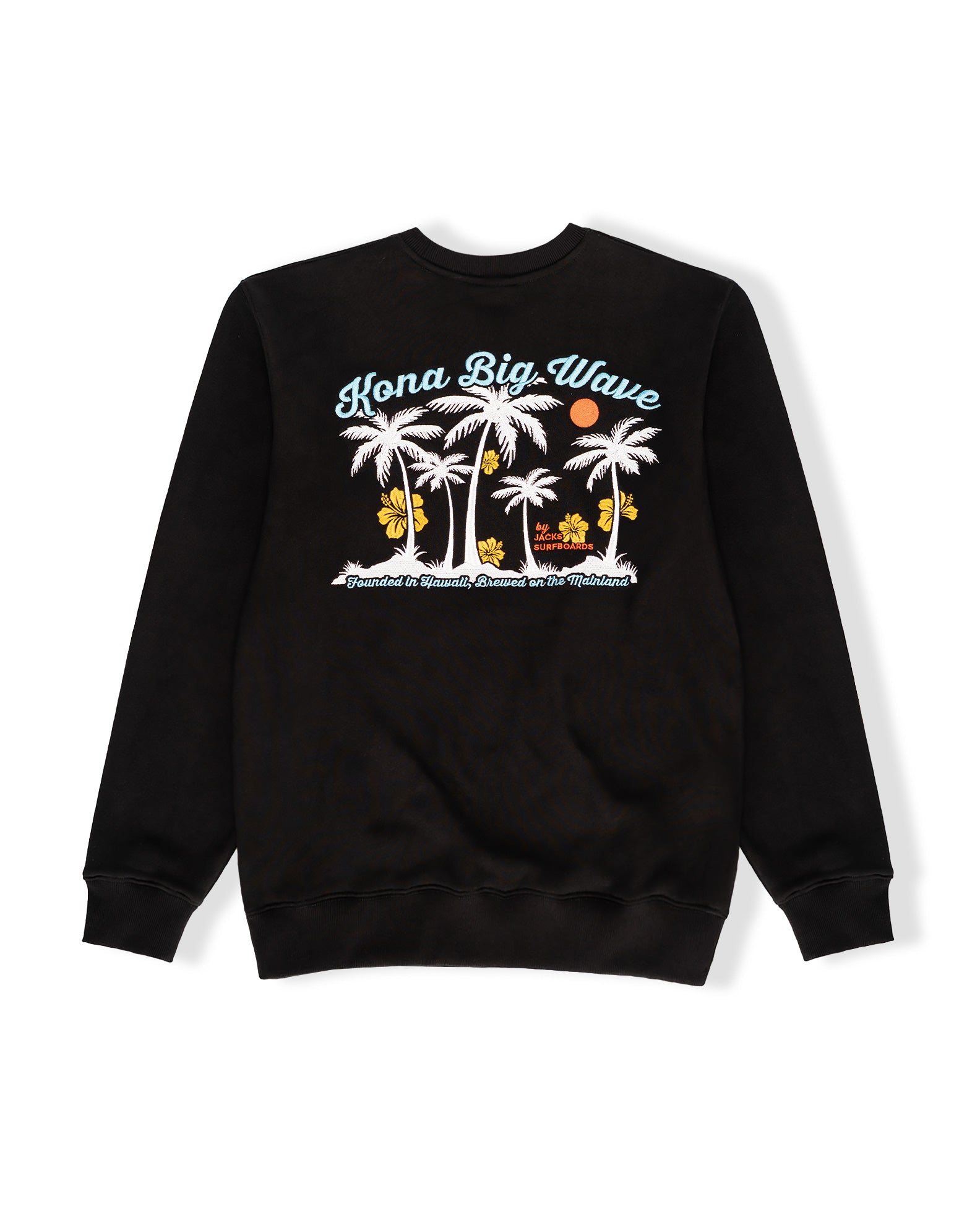 Kona X Jack's Golden Hour Crewneck Sweatshirt - Black
