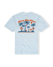 Kona Big Wave x Jack's Men's "Golden Hour" Short Sleeve T-Shirt - Chambray