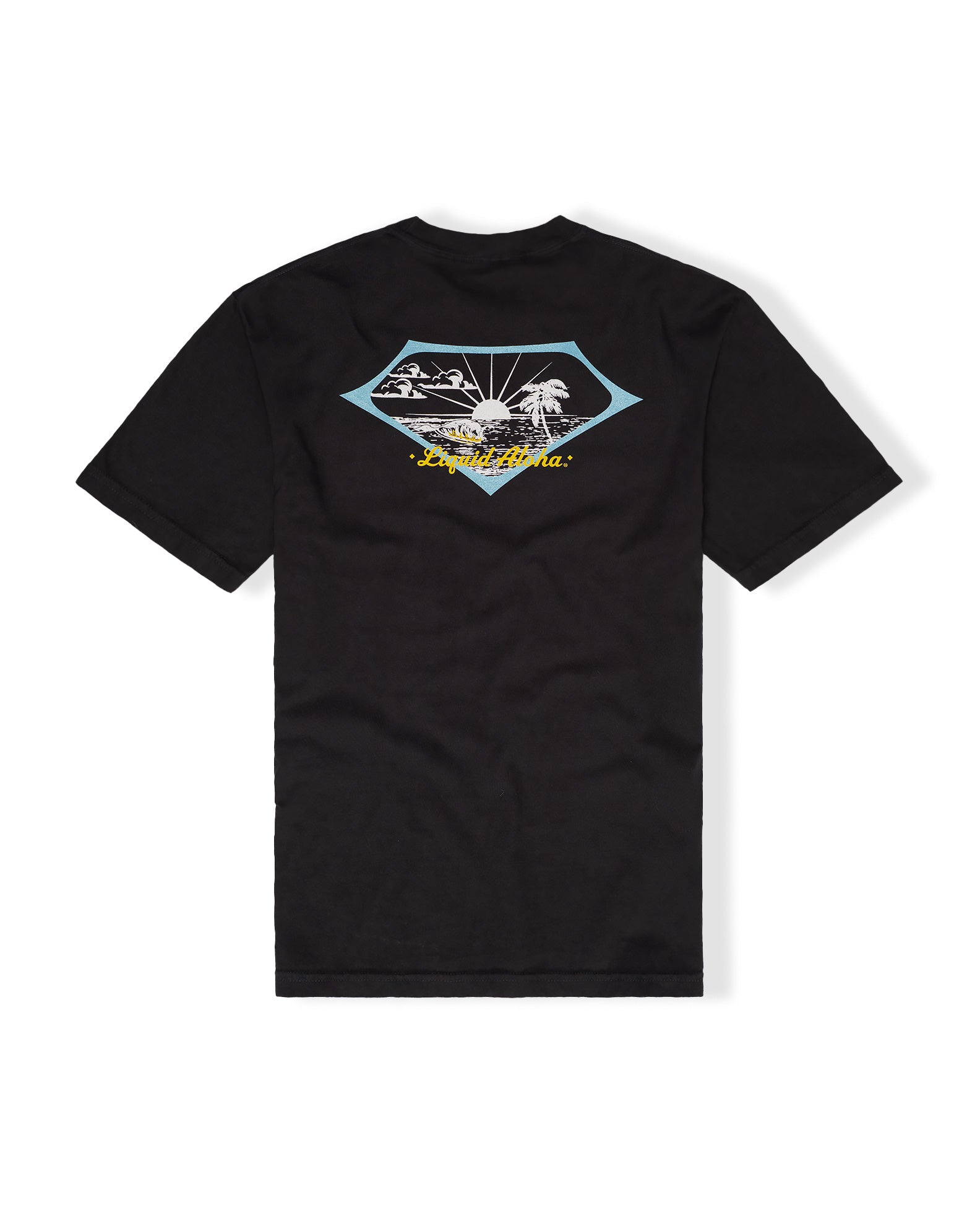 Kona x Jack's Men's "Retro Aloha" S/S Tee - Black
