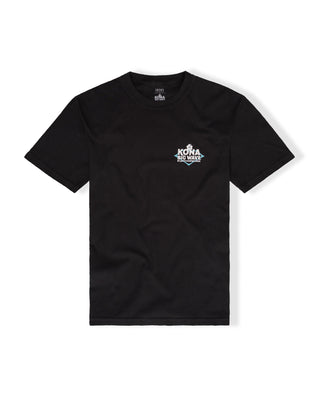 Kona Big Wave x Jack's Men's "Retro Aloha" Short Sleeve T-Shirt - Black
