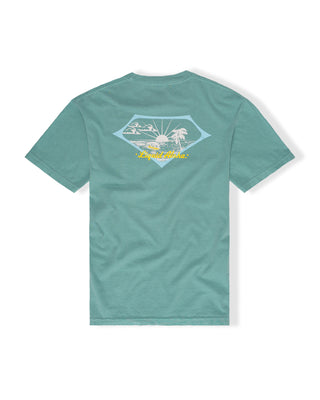 Kona x Jack's Men's "Retro Aloha" S/S Tee - Seafoam
