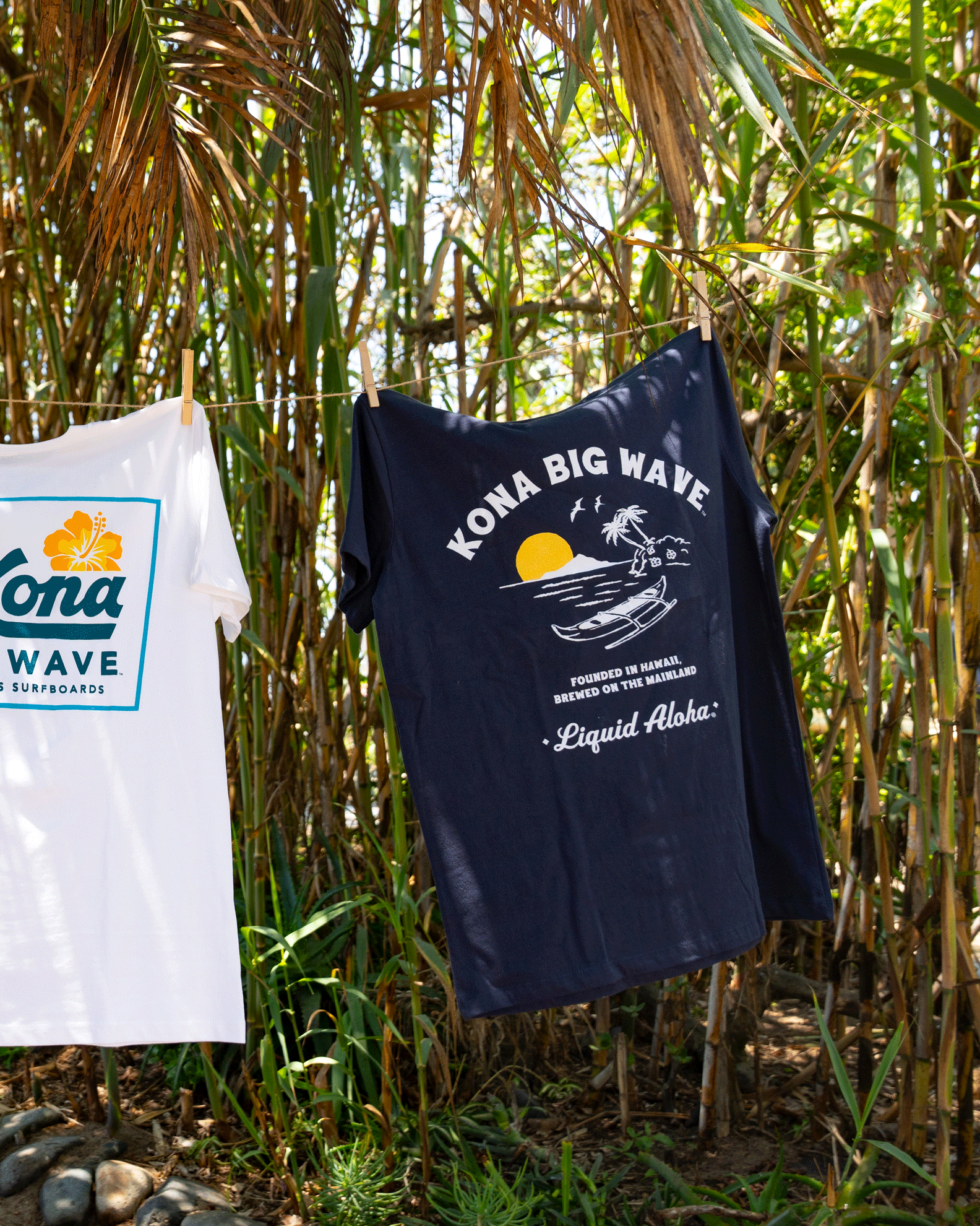 Kona x Jack's "Canoe" S/S Tee - Navy 