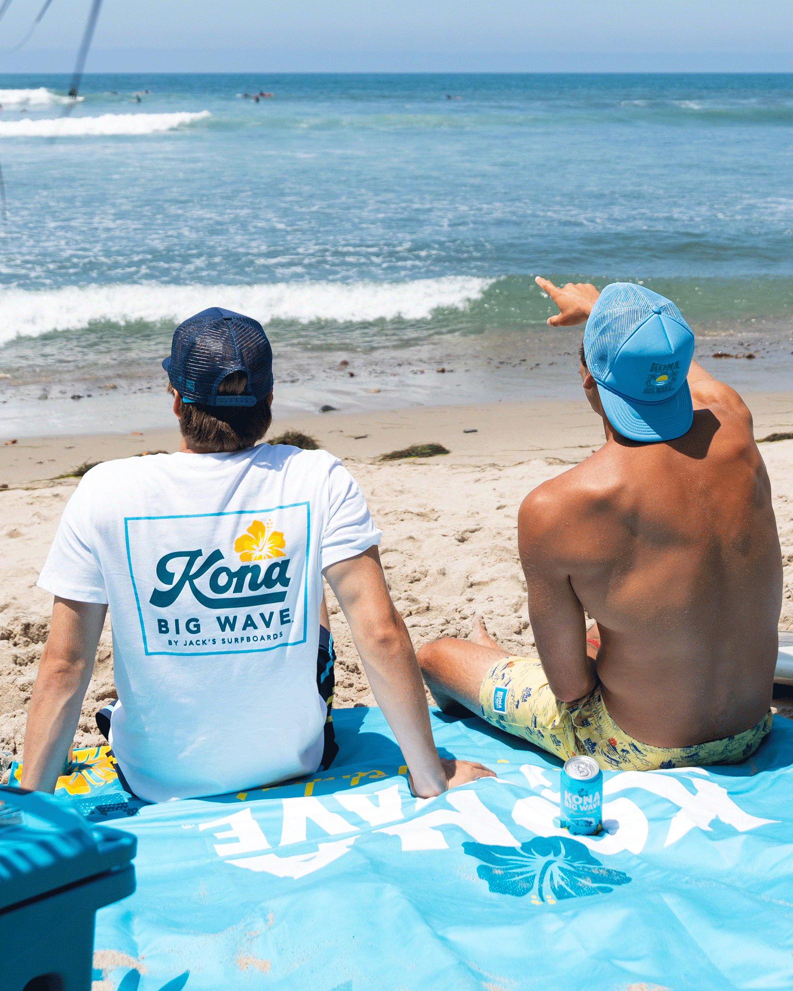 Kona x Jack's "Road Trip" S/S Tee - White 