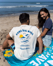 Kona x Jack's "Canoe" S/S Tee - Vintage White 