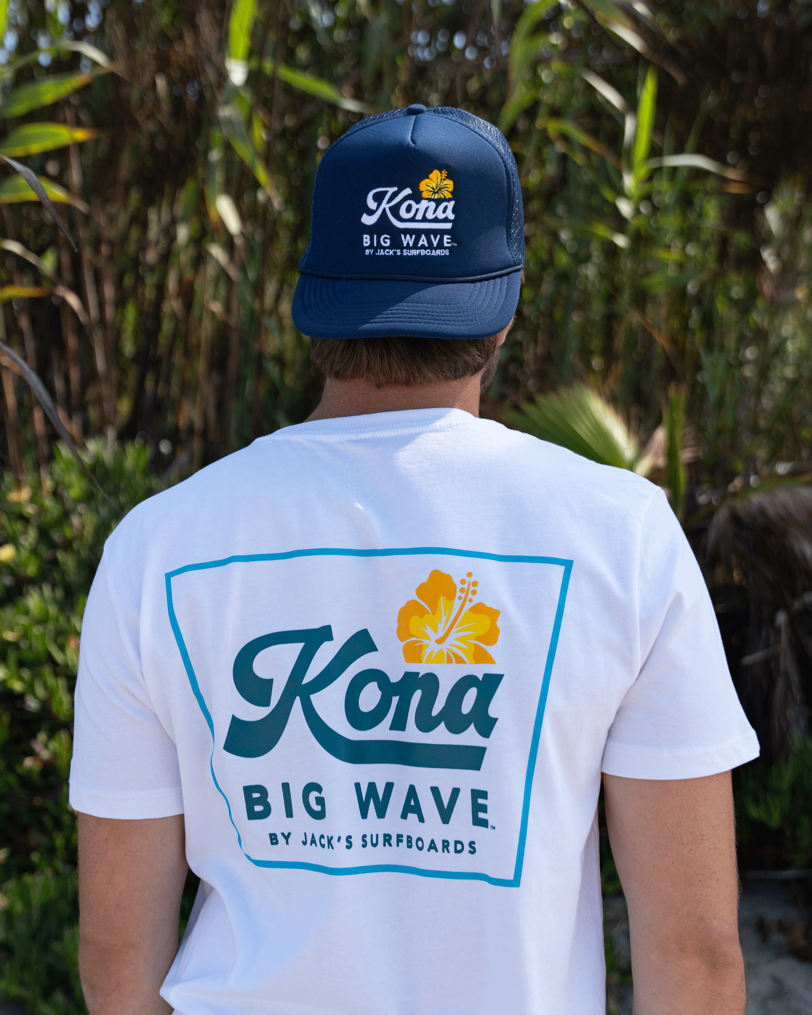 Kona x Jack's Surfboards Road Trip Trucker Hat- Navy