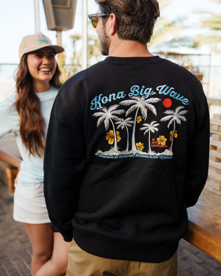Kona X Jack's Golden Hour Crewneck Sweatshirt - Black