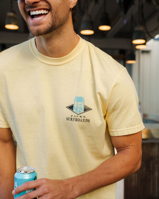 Kona x Jack's "Kona Big Can" S/S Tee - Butter