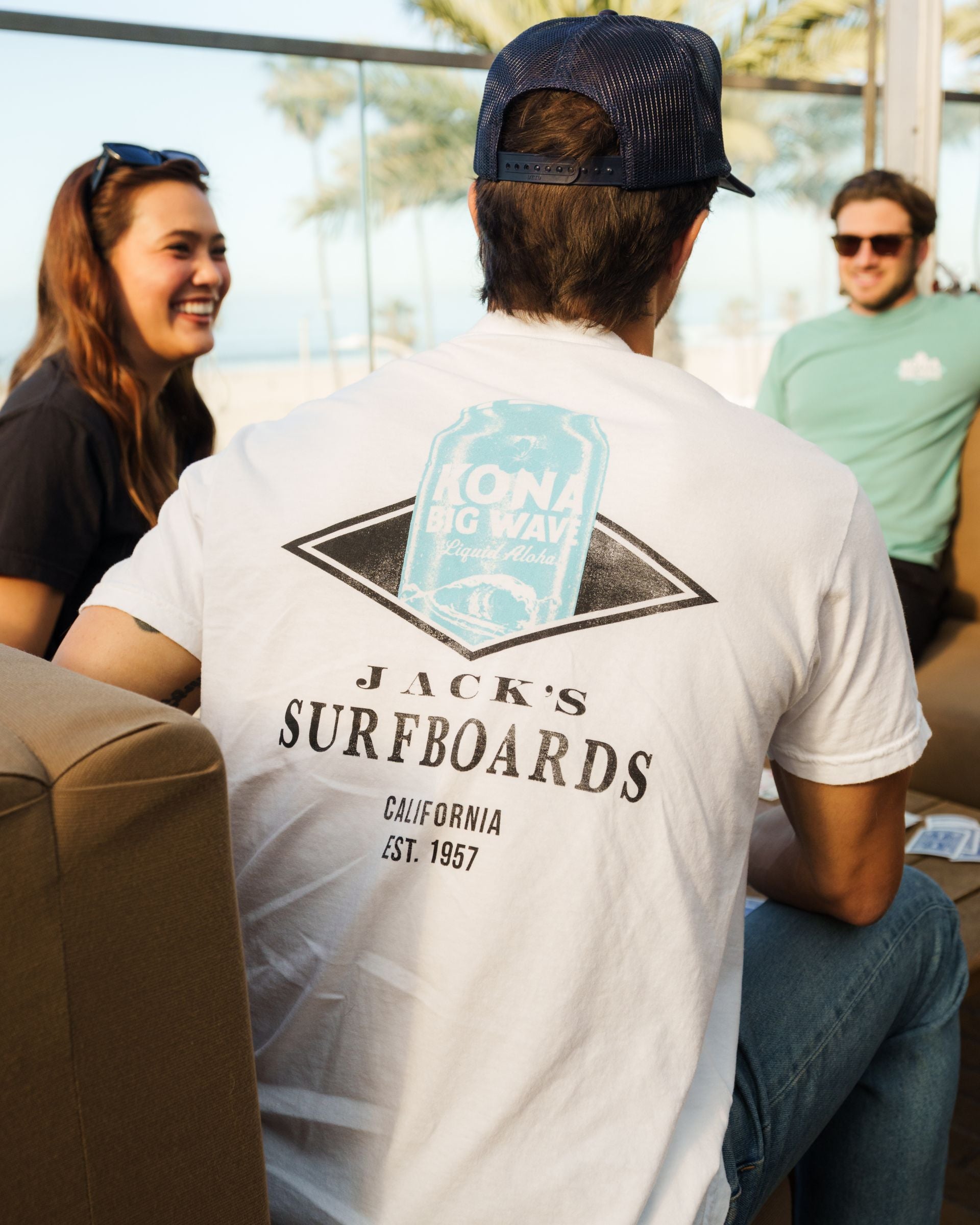 Kona x Jack's "Kona Big Can" S/S Tee - White