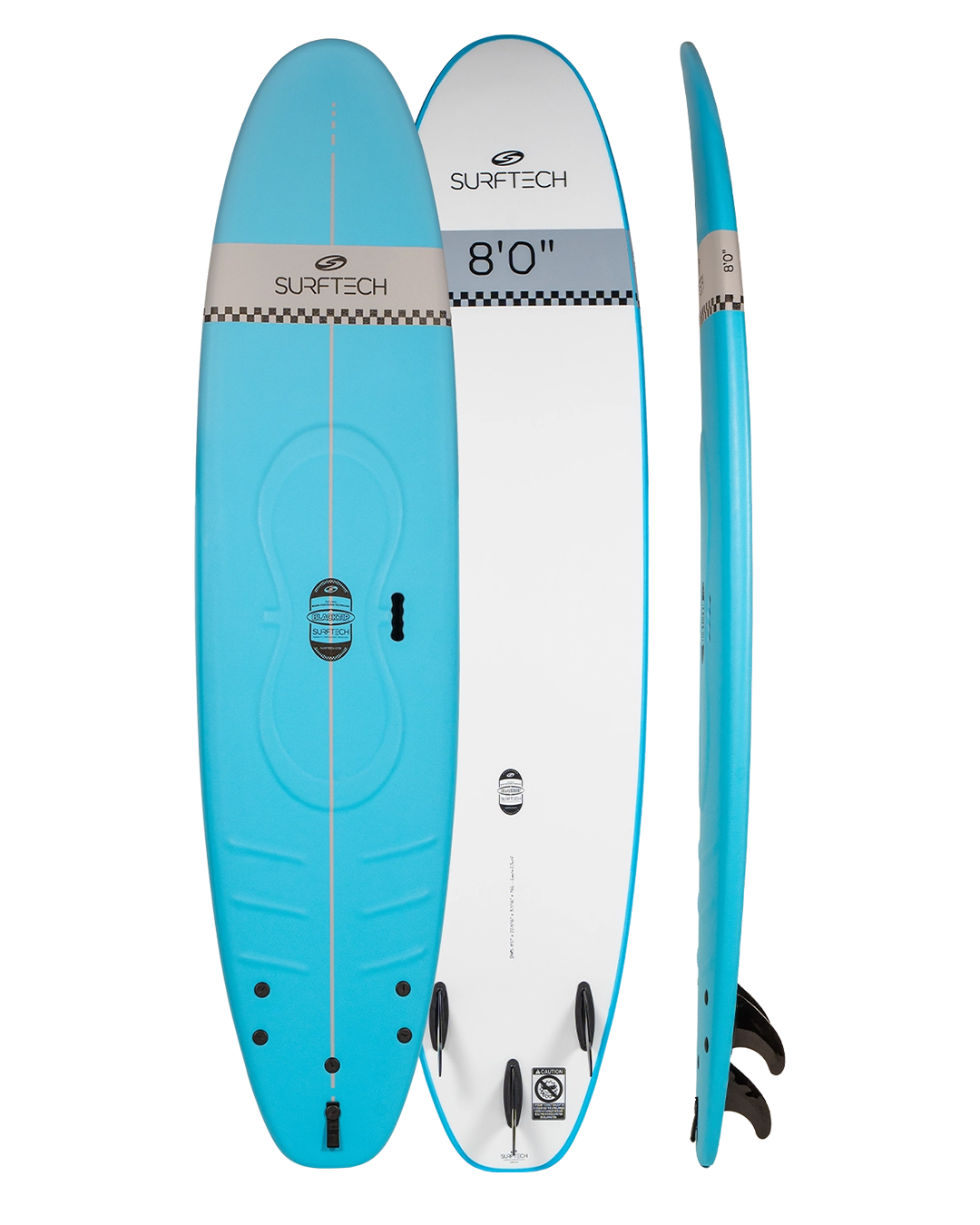 Surftech Blacktip Soft Top Surfboard- 8'0