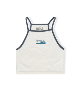 Women's Lightning Bolt Little Hawaii Tank Top - Ecru