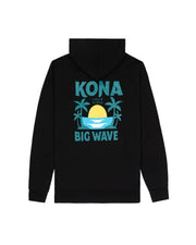 Kona Brewing x Jack's Surfboards Men's "Liquid Aloha" Pullover Hoodie- Black 