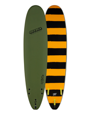 Catch Surf Odysea Log 2026 Soft Top Surfboard- Miltary Green/Stripes