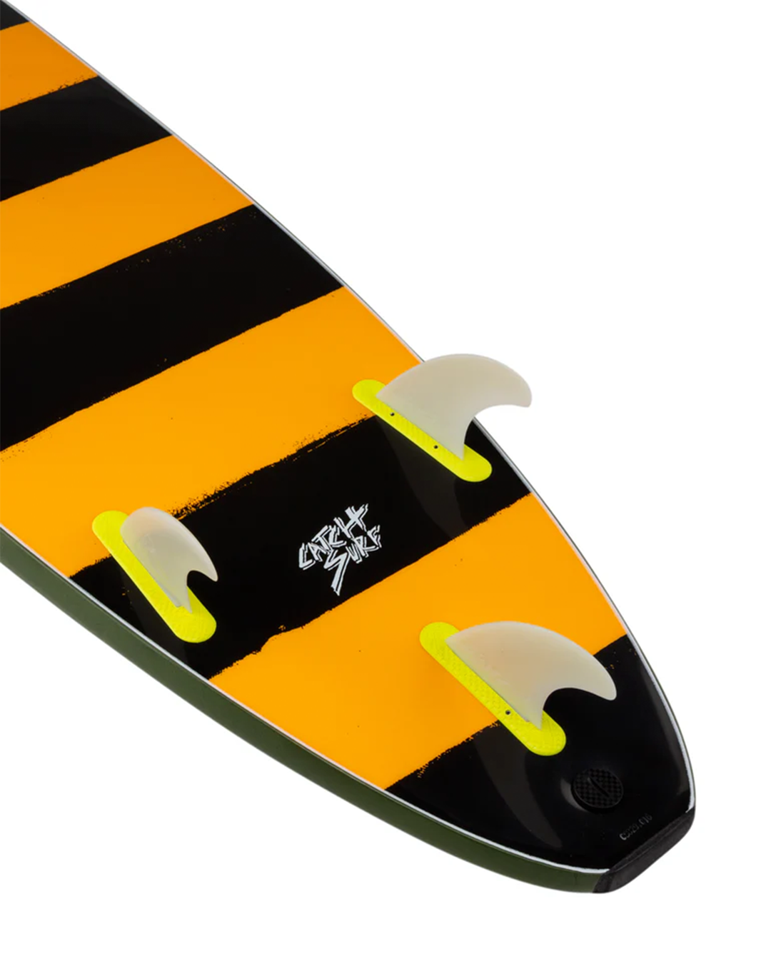 Catch Surf Odysea Log 2026 Soft Top Surfboard- Miltary Green/Stripes