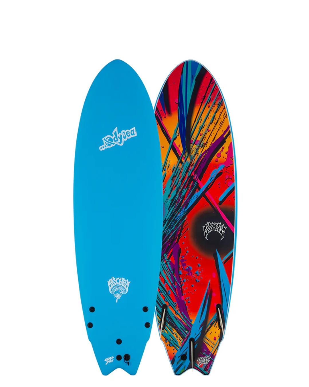 Catch Surf Odysea Lost RNF Soft Top Surfboard- Blue