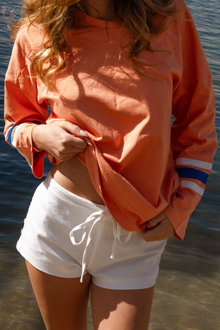 Lele Mar Women's Romy Long Sleeve Tee - Brick