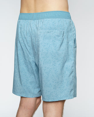 18" Levitate Floral Boardshorts - Sea Blue