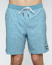 18" Levitate Floral Boardshorts - Sea Blue