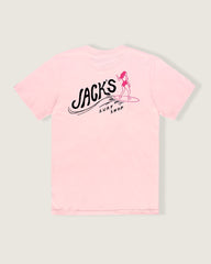 Limited Unisex "Bobbette" Jersey S/S Tee - Soft Pink
