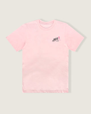 Limited Unisex "Bobbette" Jersey S/S Tee - Soft Pink