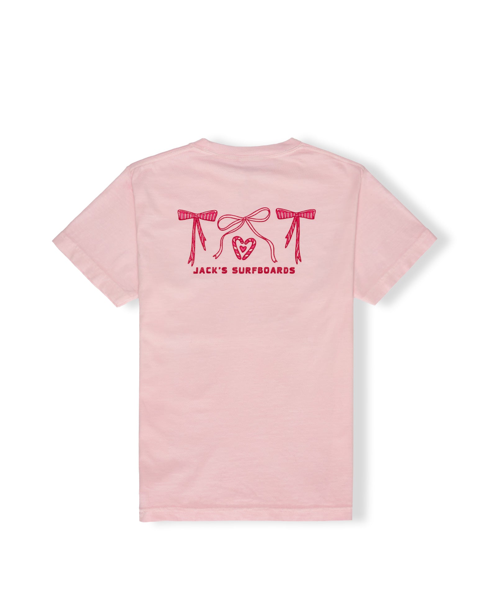 Limited (8-16) Girl's Xmas Bow HW PGMT S/S Tee - Blossom