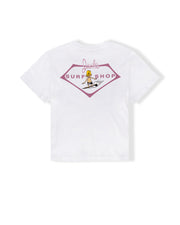 Little Dude 2 S/S Tee - White
