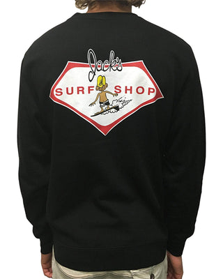Jack's Surfboards Men's Little Dude Crewneck Pullover Sweatshirt
