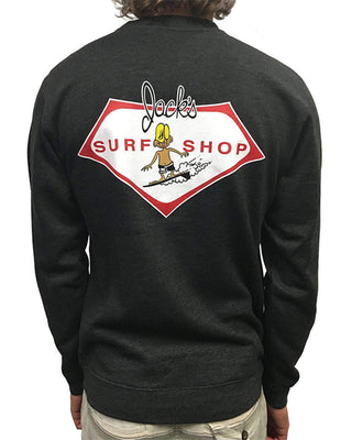 Jack's Surfboards Men's Little Dude Crewneck Pullover Sweatshirt