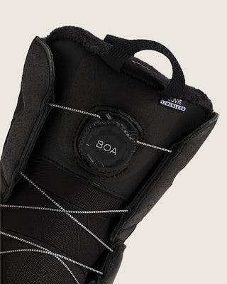 Vans Little Kids Juvie Linerless Snowboard Boots - Black/White
