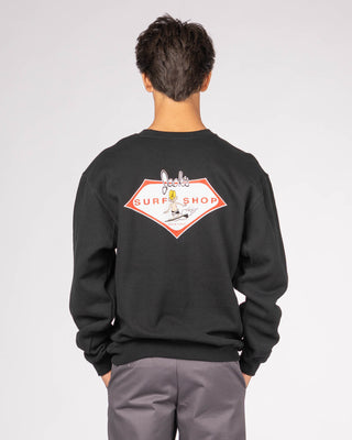 Little Dude Classic Crewneck Pullover Sweatshirt - Black