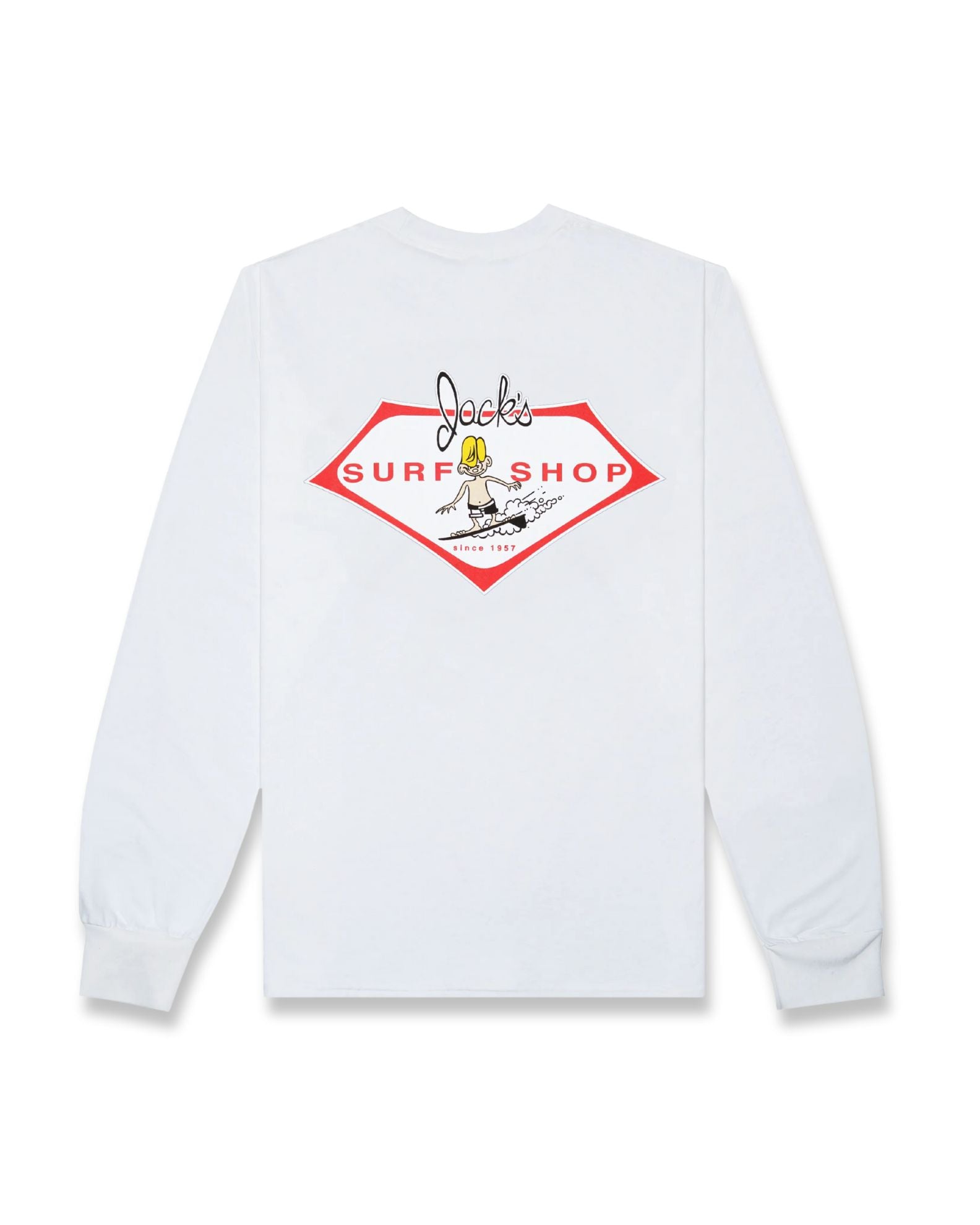 Little Dude Classic Long Sleeve Tee - White