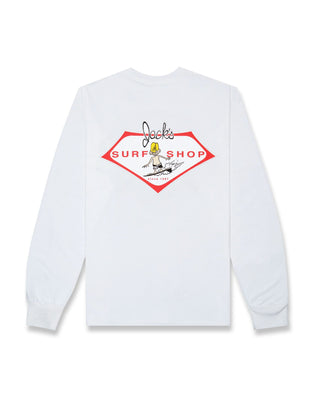 Little Dude Classic Long Sleeve Tee - White