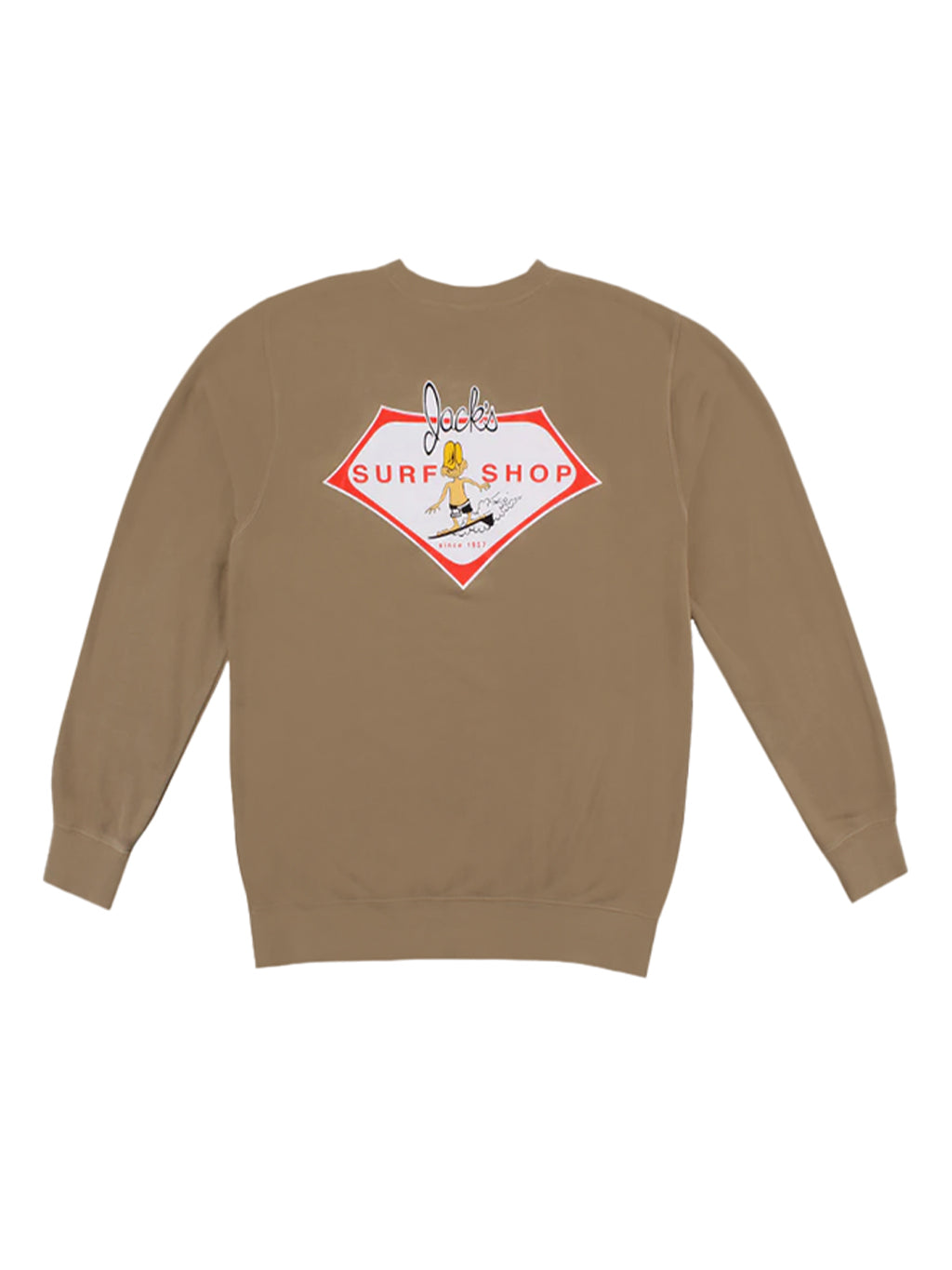 Little Dude Pigment Crewneck Sweatshirt - Sand