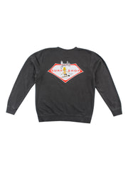 Little Dude Pigment Crewneck Sweatshirt - Black