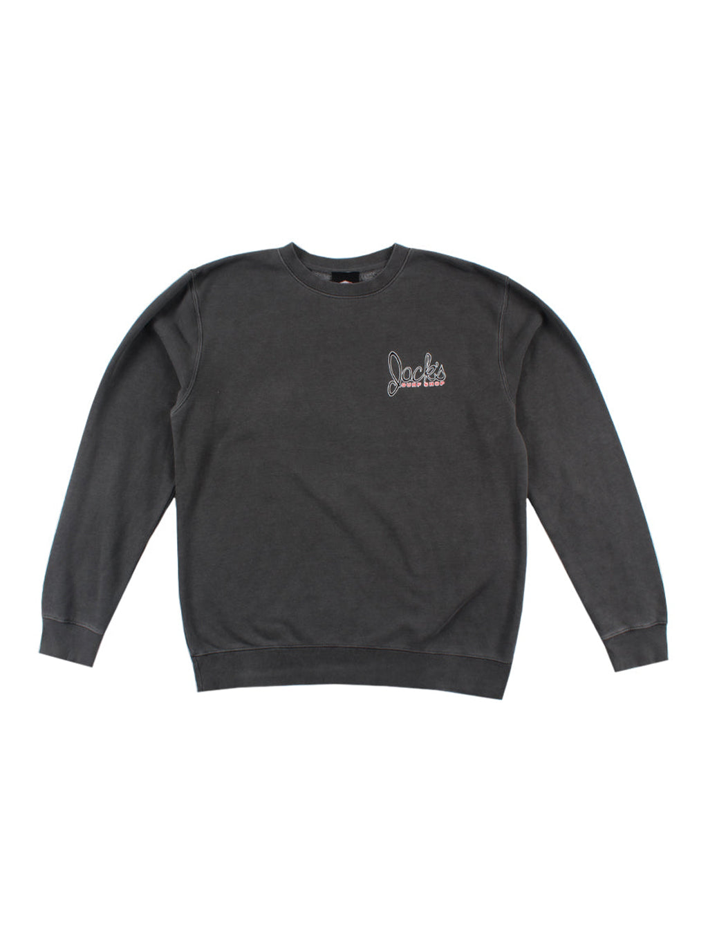 Little Dude Pigment Crewneck Sweatshirt - Black