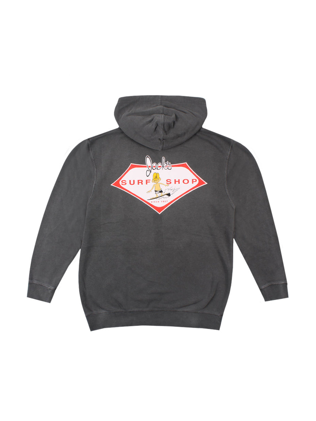 Little Dude Pigment Pullover Hoodie - Washed Black