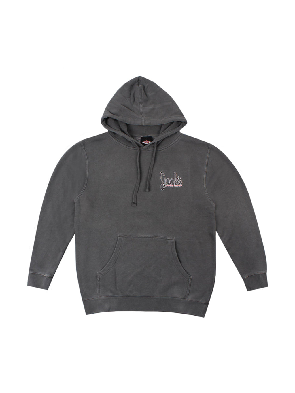 Little Dude Pigment Pullover Hoodie - Washed Black